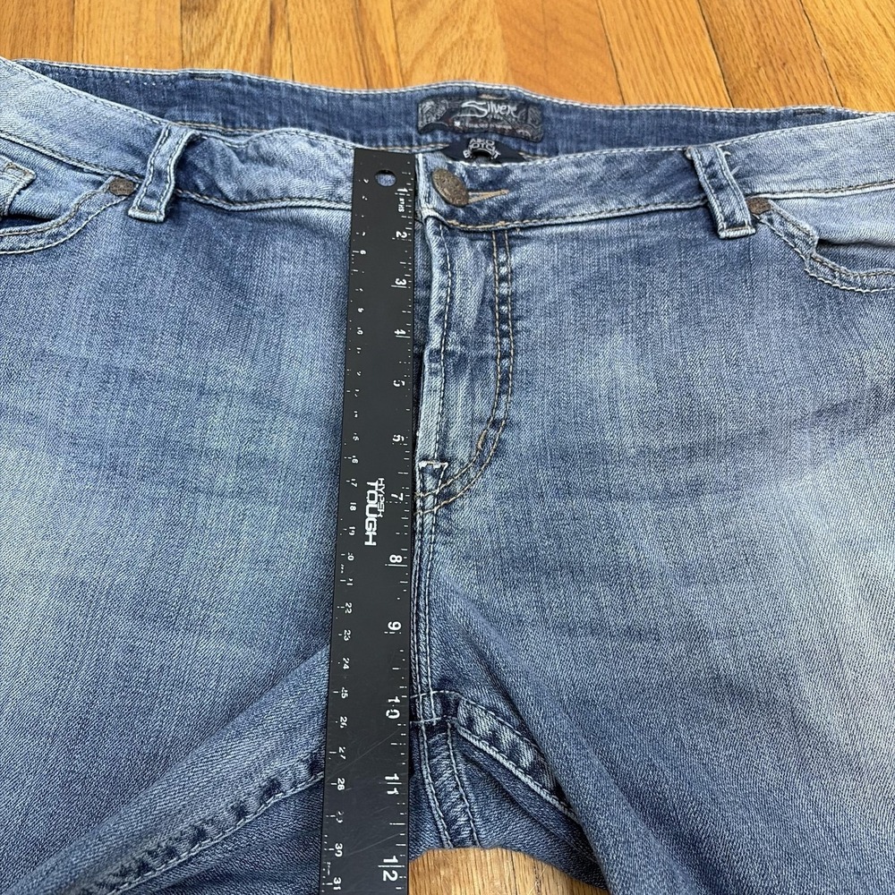Silver Jeans Co Aiko Bootcut Jeans Womens 24 Blue Medium Wash Stretch Denim - Picture 8 of 10